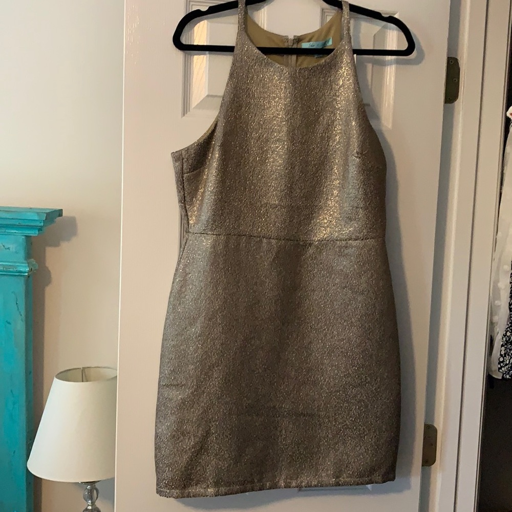 She + Sky glitter dress